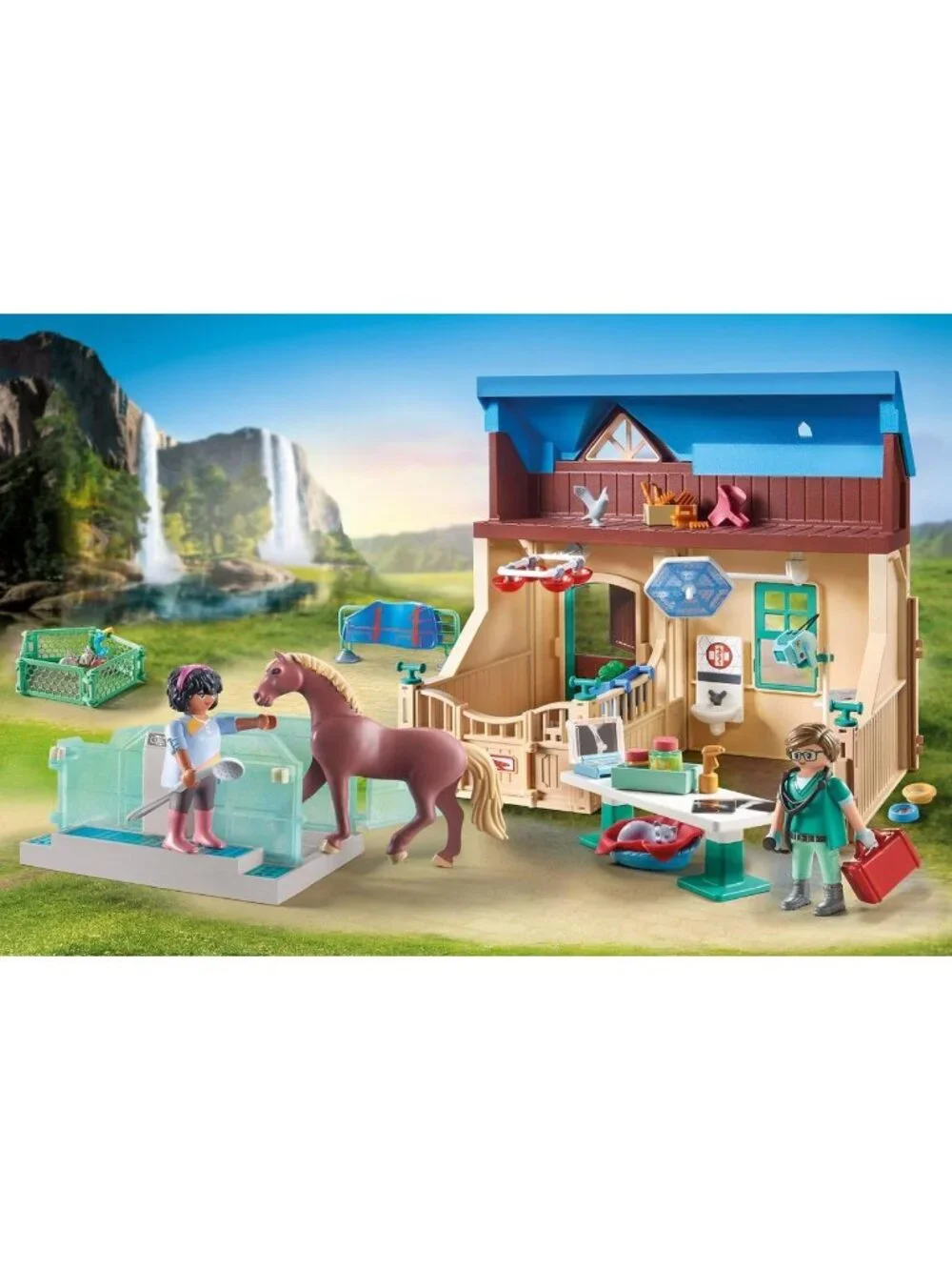 Playmobil Horses Of Waterfall 71352 Playset 164 Pieces For Ages 5-12